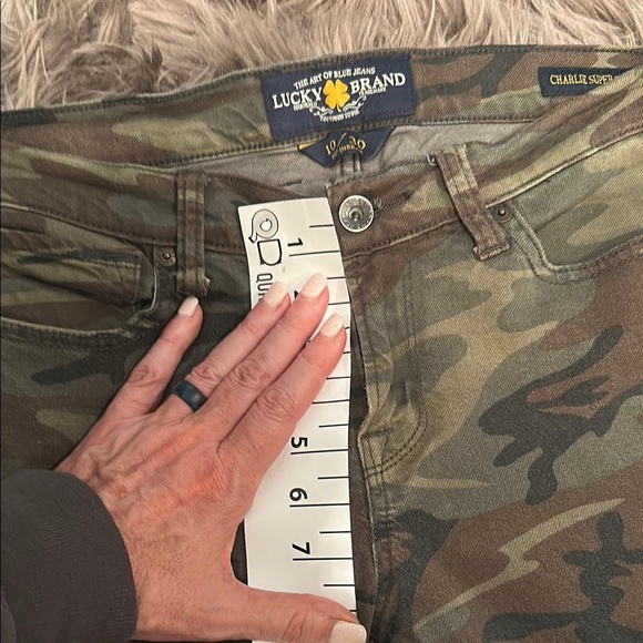 Lucky Brand Camouflage Jeans Charlie Super Skinny 10/30 - Picture 11 of 13